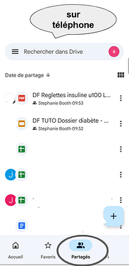 image partagés avec moi mobile