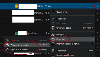 ajouter raccourci