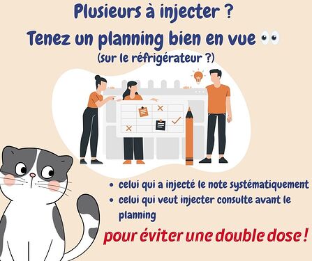Plusieurs à injecter