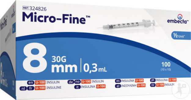 micro fine U100 30G 0.3ml